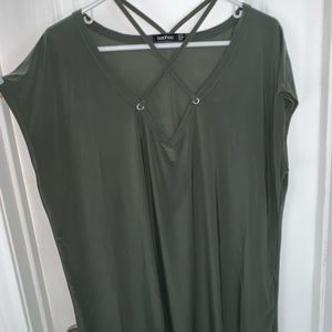 Batwing sleeve blouse